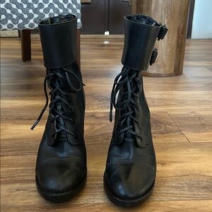 TORY BURCH broome flat combat boots